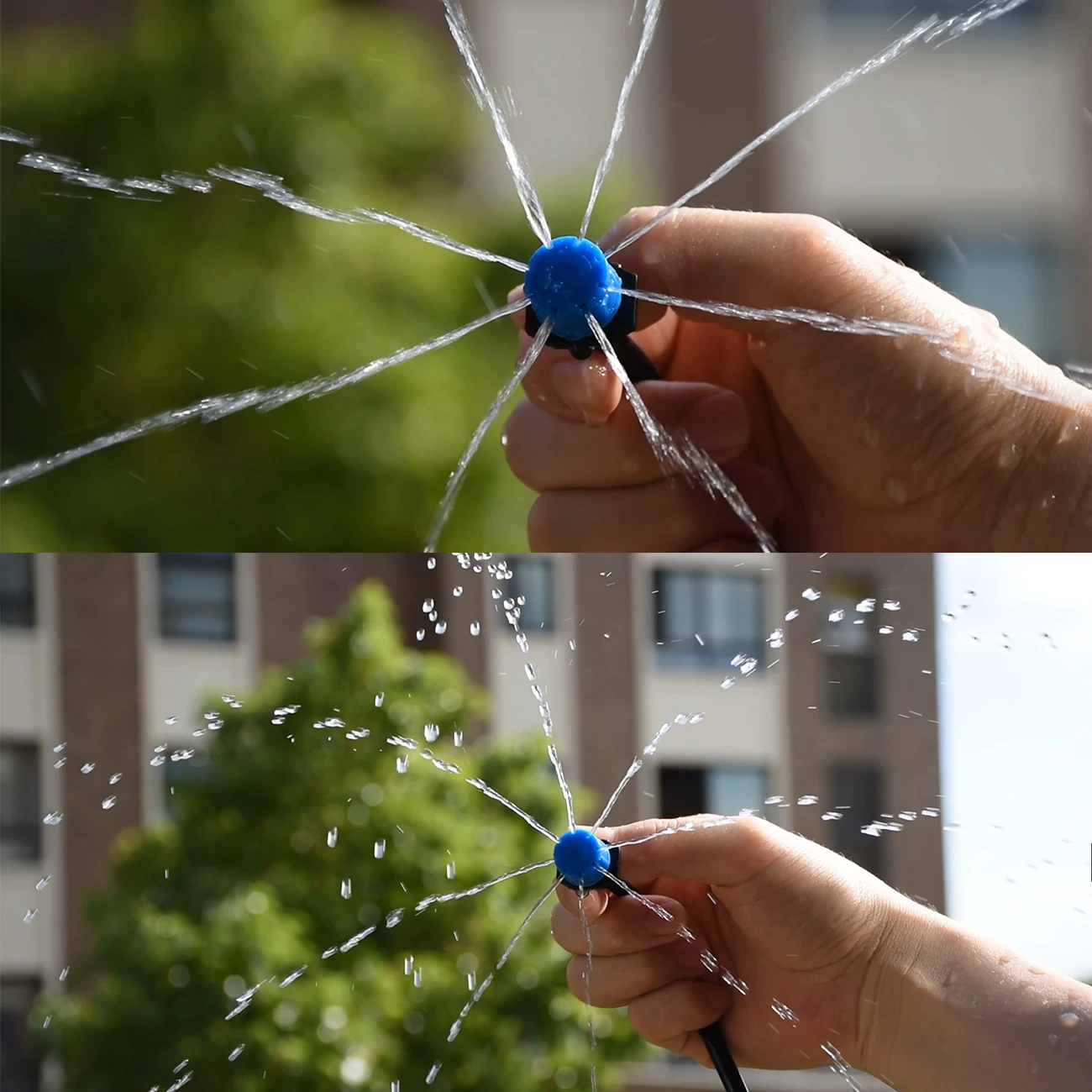 KESLA-Goutteur de Brumisation Bleu Réglable à 1/4 °, Micro Débit, Arrosage de Jardin, Fleurs, Pelouse, Serre, 30-1000X