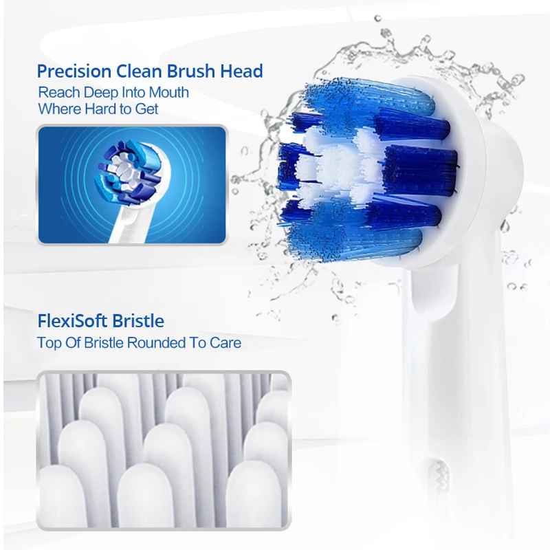 Têtes de brosse à dents électrique Oral B EB50, tête de brosse de remplacement à Action croisée, importé d\'allemagne, originales