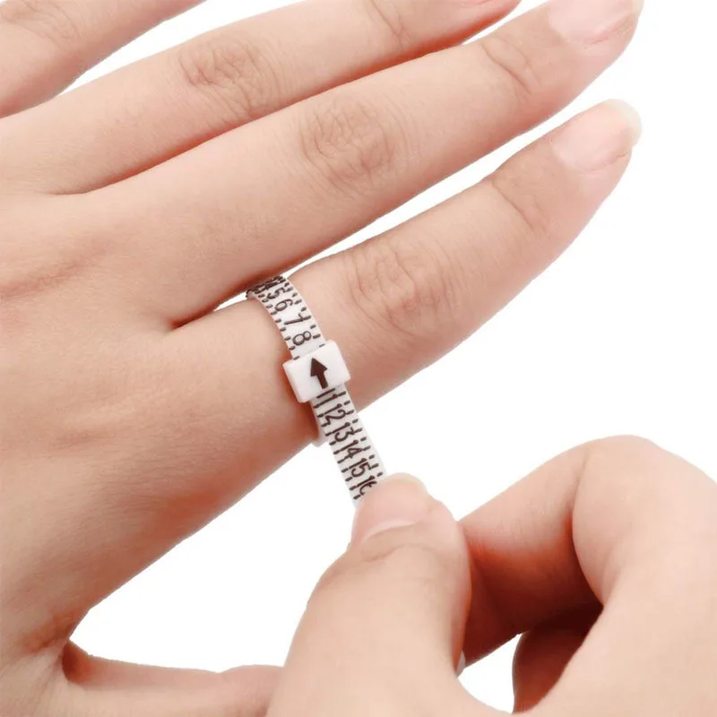 1PC JETTING Measuring Instrument Brand High Quality Ring Finger Circumference Measurement Circle Unisex American Size