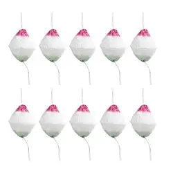 10pcs Portable Double Head Steam Gas Lantern Mantles Light Yarns Kerosene Lamp Cotton Yarn Wick Lantern Lights Mesh Gauze Cover