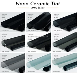 50cmX300cm IR100 % Nano película cerámica súper calidad alta resistencia al calor vidrio de coche tinte Solar películas protectoras para ventanas