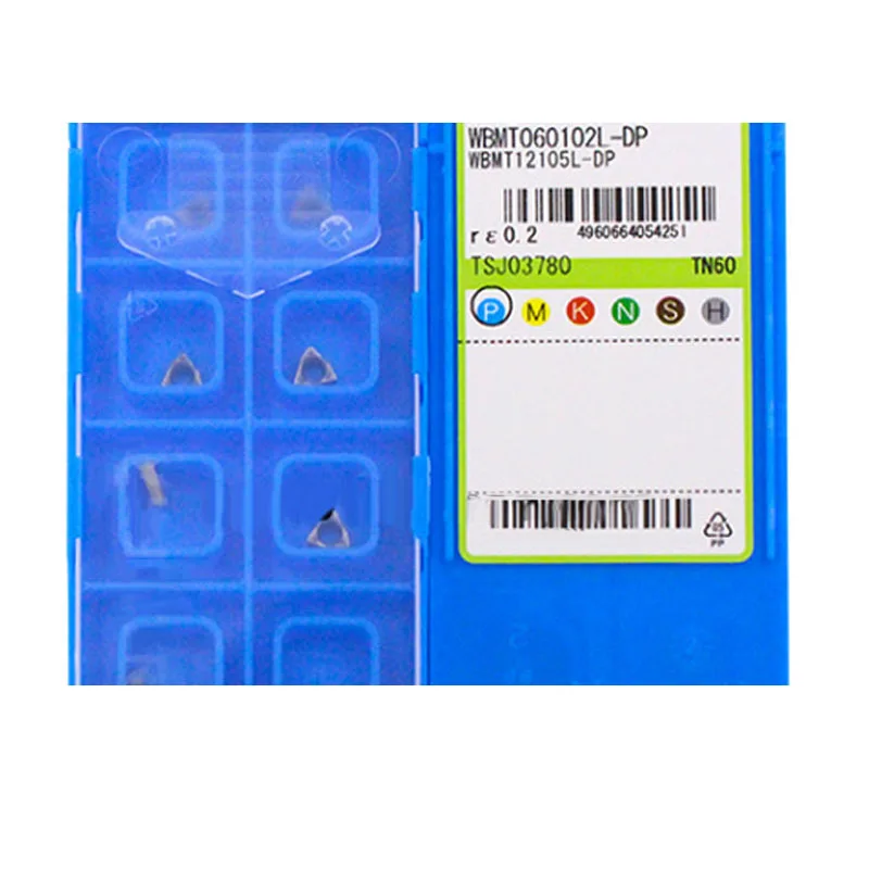 Original WBMT060102 WBMT060104 WBMT080204 L-DP TN60 CA5525 PR930 WBMT 060104 080204 Insertos de carburo Torno Herramienta de torneado Cortador