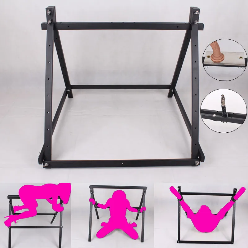 SM Props Sex Frame Furniture Toys for Female Slave Binding Tool Chair BDSM Bondage Equipment Set Shop Sextoy Blowjob Toy