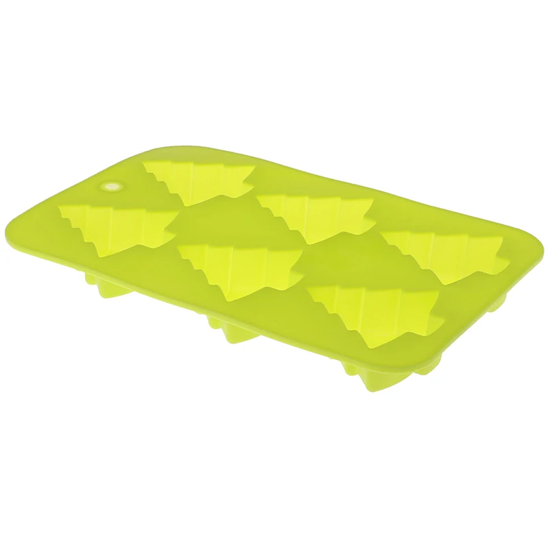 Durable 3D Christmas Tree Shape Silicone Soap Mold Handwork DIY Pudding Jelly Mold High Quality Kitchen Accessories Easy Clean