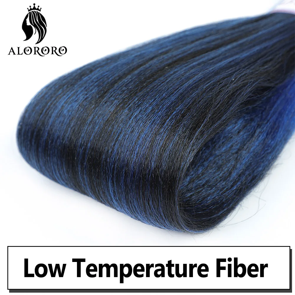 26 Zoll Vorgedehntes Flechthaar aus Synthetikfasern, Lange Box Braids, Knotless Braids, für Schwarze Frauen, DIY-Schutzfrisur – Detail 10