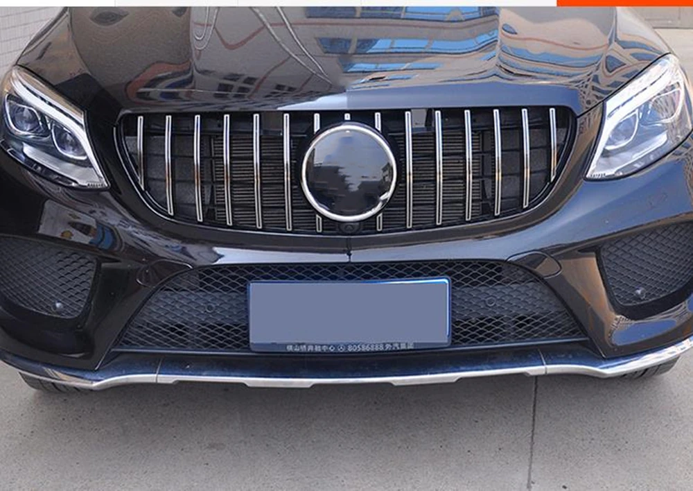 Передняя решетка для Mercedes Benz GLE Class W166 W292 Coupe GLE300 GLE350 GLE400 GLE500 2015-2019, сетка верхнего бампера, капота Передняя решетка для Mercedes Benz GLE Class W166 W292 Coupe GLE300 GLE350 GLE400 GLE500 2015-2019, сетка верхнего бампера, капота