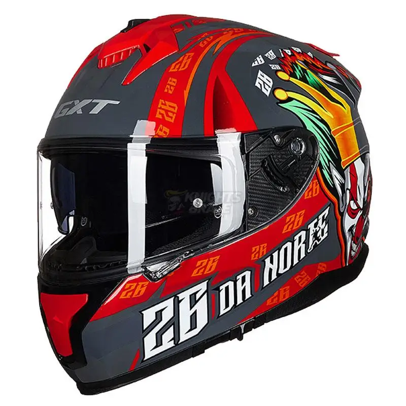 

GXT Rosto Cheio Capacete Motocross Equitação Capacete De Moto Acessórios Da Motocicleta Da Motocicleta Dupla Lente Casco Moto