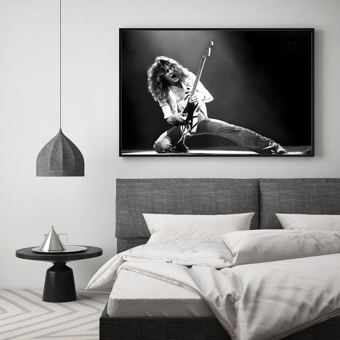 Eddie Van Halen Poster Music Singer Star Photo Photo Art Canvas Print Poster Home Decoration Wall Painting Without Frame