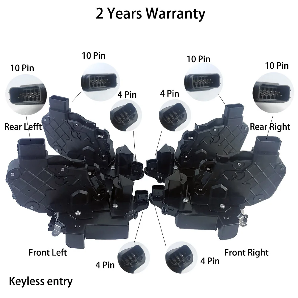 Deurslotaandrijving C2D5639 JDE38173 C2D5636 JDE38172 C2D5643 C2Z31364 C2D5641 C2Z31361 Voor Jaguar Xf Xj Xk