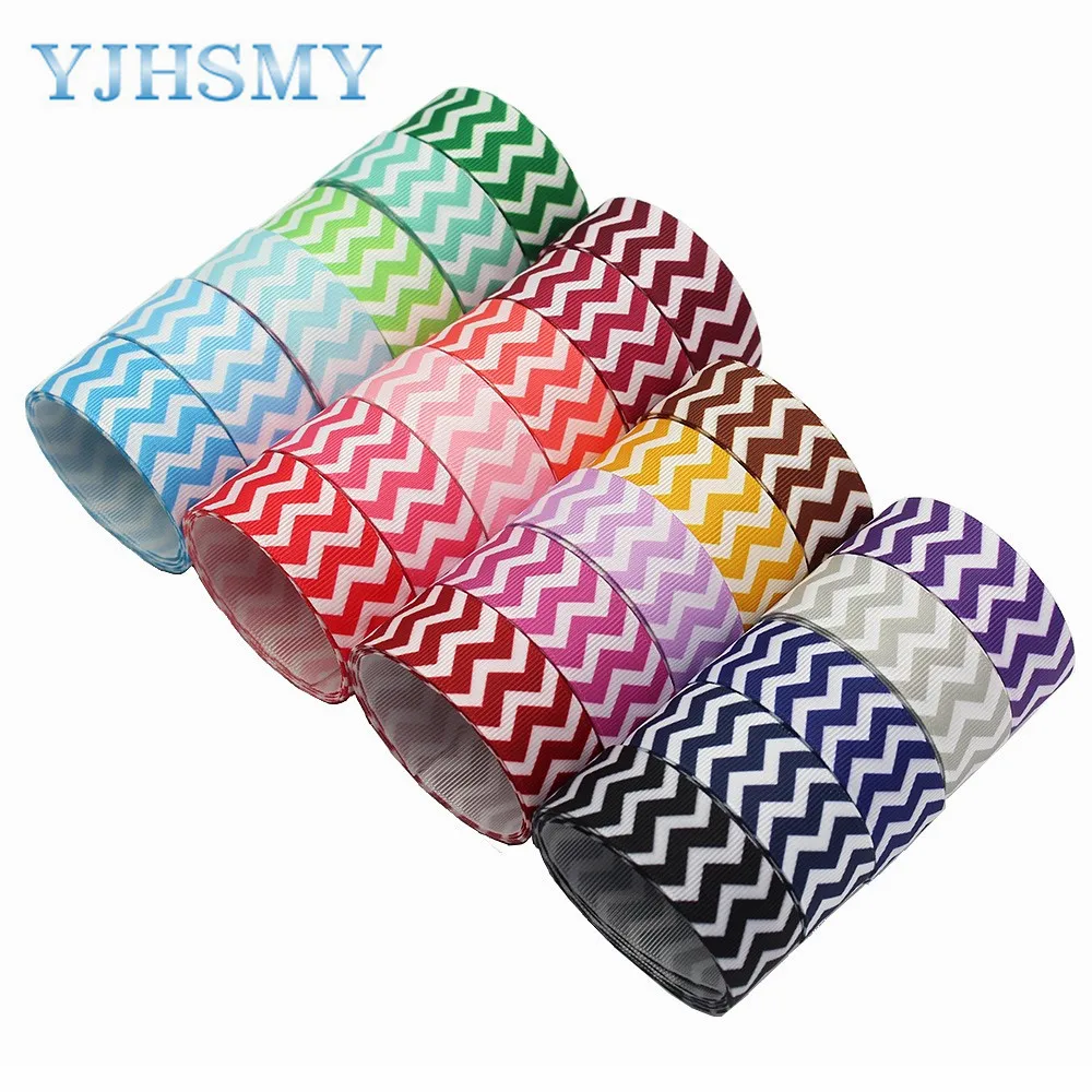 Picture 3: L-20829-888 1”Wave pattern print Pattern Ribbon , 5 yards DIY handmade hair accessories Material , Bow Decoration