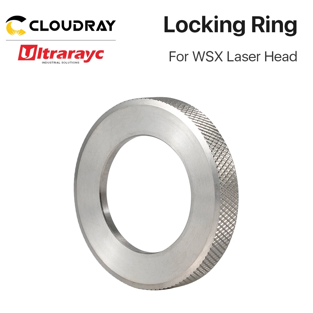 Ultrarayc Fasten Ring For WSX Fiber Laser Cutting Head Fasteners Nozzle Connection Part Laser Locking Ring Fasten Nut