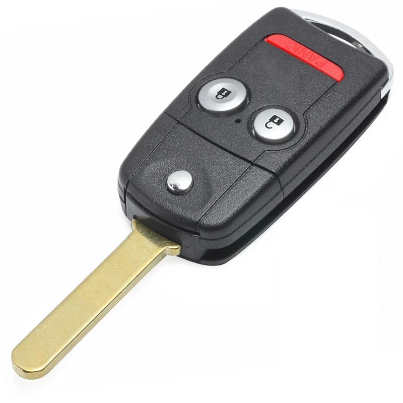 FCC ID: N5F0602A1A Flip Remote Car Key Fob 3 Buttons 313.8MHz ID46 Chip for Acura MDX RDX 2007 2008 2009 2010 2011 2012