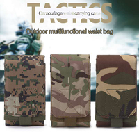 Tactical Army Phone Holder Sport Belt Bag Case Outdoor Camouflage Waist Bag Waterproof Nylon Sport Hunting Camo Bags in Backpack