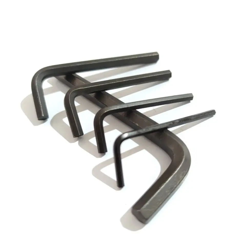 1 pçs allen chave l em forma de prata preto hex chave allen hexagonal 0.9mm 1.27mm 1.5mm 2mm 2.5mm 3mm 4mm 5mm 6mm 8mm