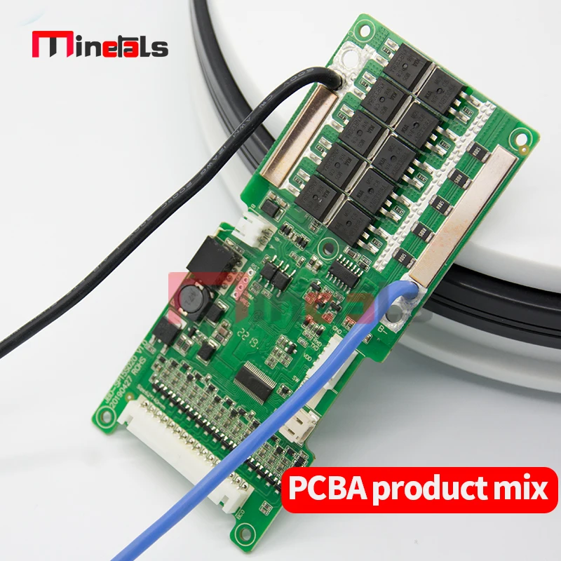 Batería de litio 13S, aplicación BMS, 48V, BMS inteligente, compatible con bluetooth 485/UART, ternario 18650, placa de protección de polímero, PCM inteligente