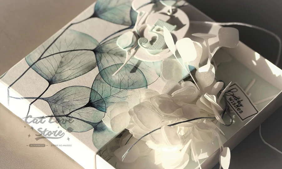 زهرة العشب سلسلة المعادن قطع يموت سكرابوكينغ Stencil يموت تخفيضات بطاقة صنع الحرف الزخرفية النقش يموت جديد لعام 2020 #5