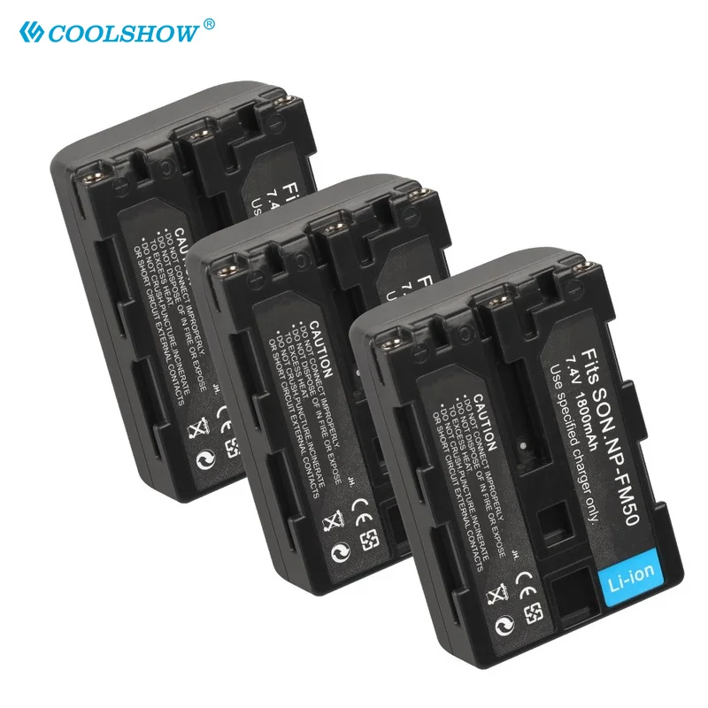 NP FM50 FM55H Battery for Sony NP-FM50 NP-FM51 NP-FM30 NP-FM55H DCR-PC101 A100 Series DSLR-A100 Camera Accessory