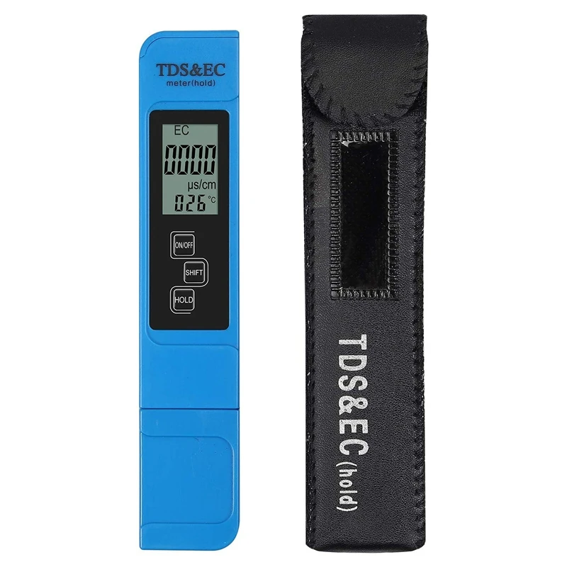 Digital PH /TDS/ EC Meter Tester Thermometer Water Purity Filter Hydroponic for Aquarium Pool Water Quality Monitor Tool