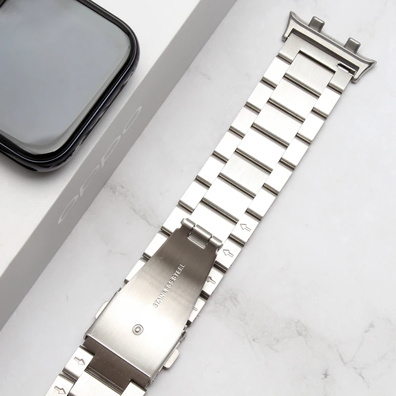 الفاخرة الفولاذ المقاوم للصدأ حزام ل ممن لهم ساعة 2 الفرقة 46 مللي متر 42 مللي متر سوار الفرقة ل ممن لهم Watch2 41 مللي متر حزام ساعة ذكية اكسسوارات