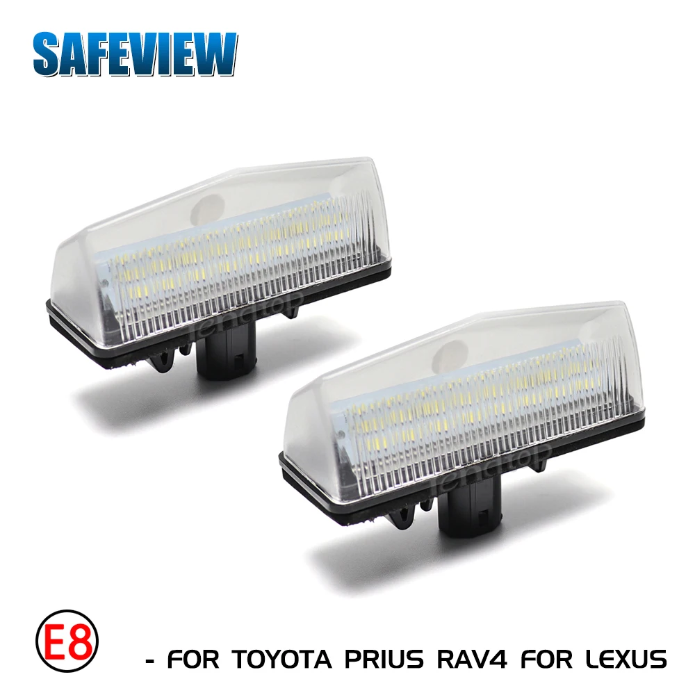 License Plate Number Light LED Car Lamp For Toyota Prius XW20 XW30 Prius Plus/V Venza Matrix RAV4 For Lexus CT200h Scion tC