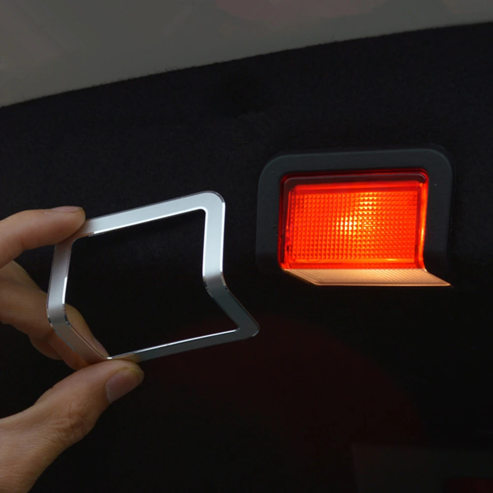 

Car Tail Trunk Warning Light Frame Door Lamp Decoration Cover Stickers For Mercedes Benz GLK CLS ML GL GLC C E Class W205 W213