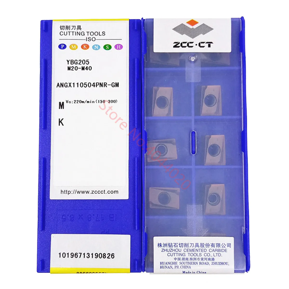 

ZCC.CT ANGX110504PNR-GM/ANGX110508PNR-GM/ANGX150608PNR-GM/ANGX150616PNR-GM YBG205 carbide inserts 10PCS