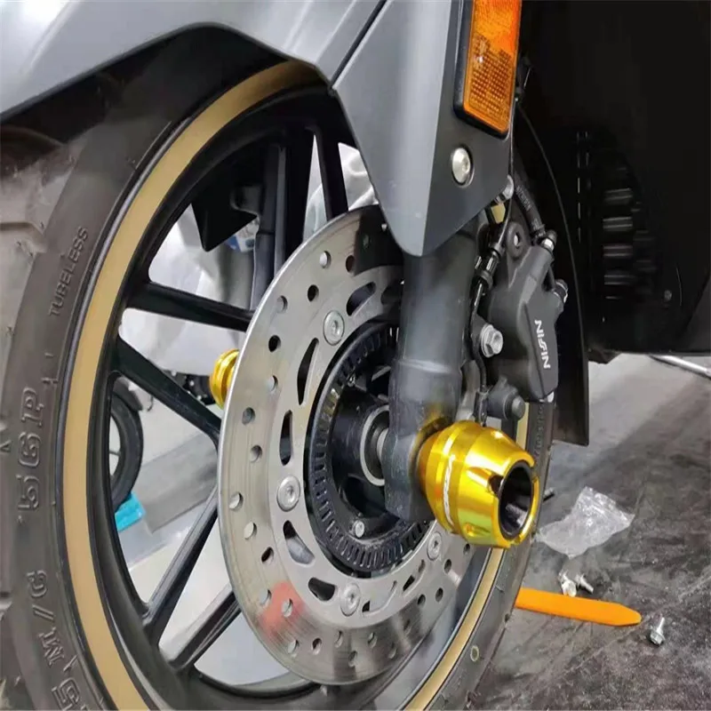 For Yamaha NMAX155 XMAX300 NMAX 155 XMAX 300 250 Accessorie Front Fork Wheel Fall Protection Frame Slider Anti Crash Protector