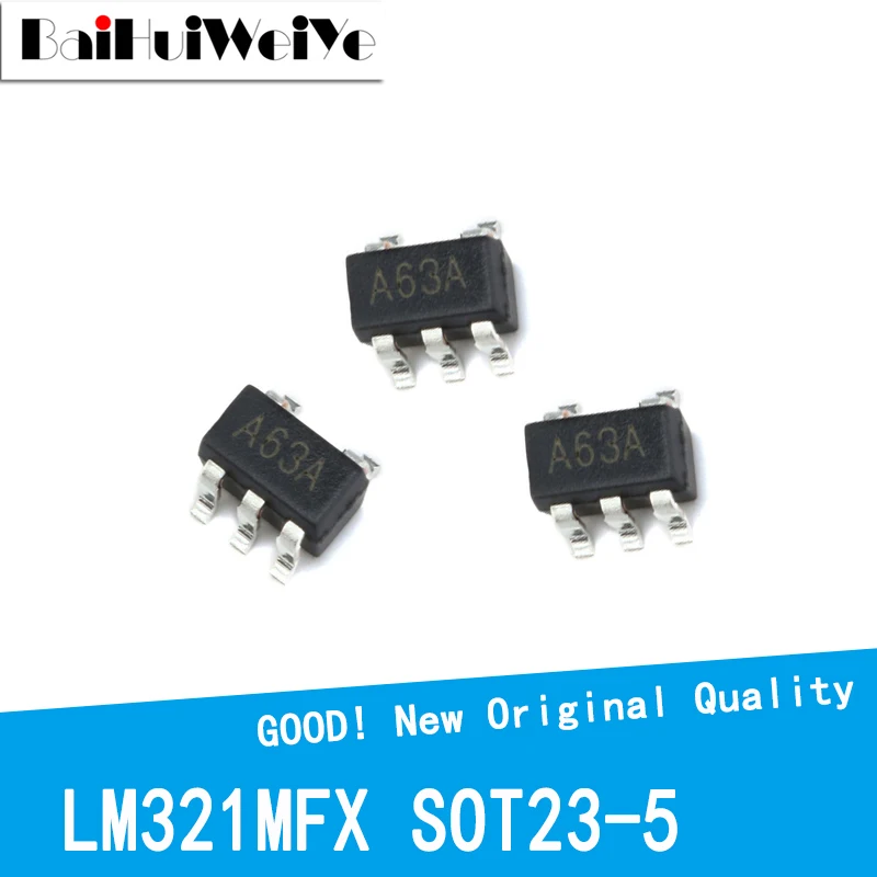 50PCS/LOT LM321MX LM321 LM321MFX A63A SOT-23-5  SOT-23 Low Single Op Amp General