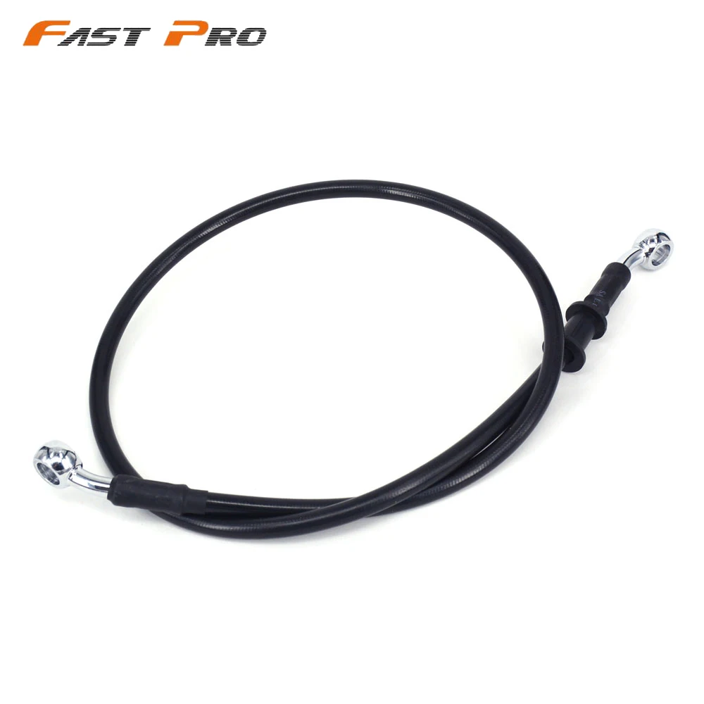 Motorcycle 500mm-2000mm Braided Steel Hydraulic Reinforced Brake Clutch Radiator Oil Cooler Hose Line Pipe Tube 28 Degree Banjo