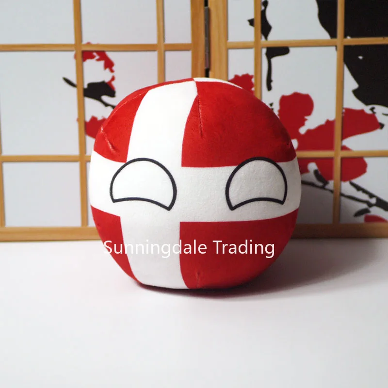 Polandball Plush Dolls Countryball Mexico North Korea Germany USA UK Portugal France Canada Toys Pillow for Gift