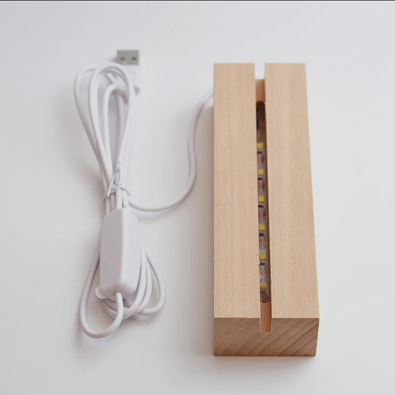 Custom Family Name Table Lamp Mom Father Children Nickname Personalized Text Acrylic Board USB LED Night Light Christmas Gift