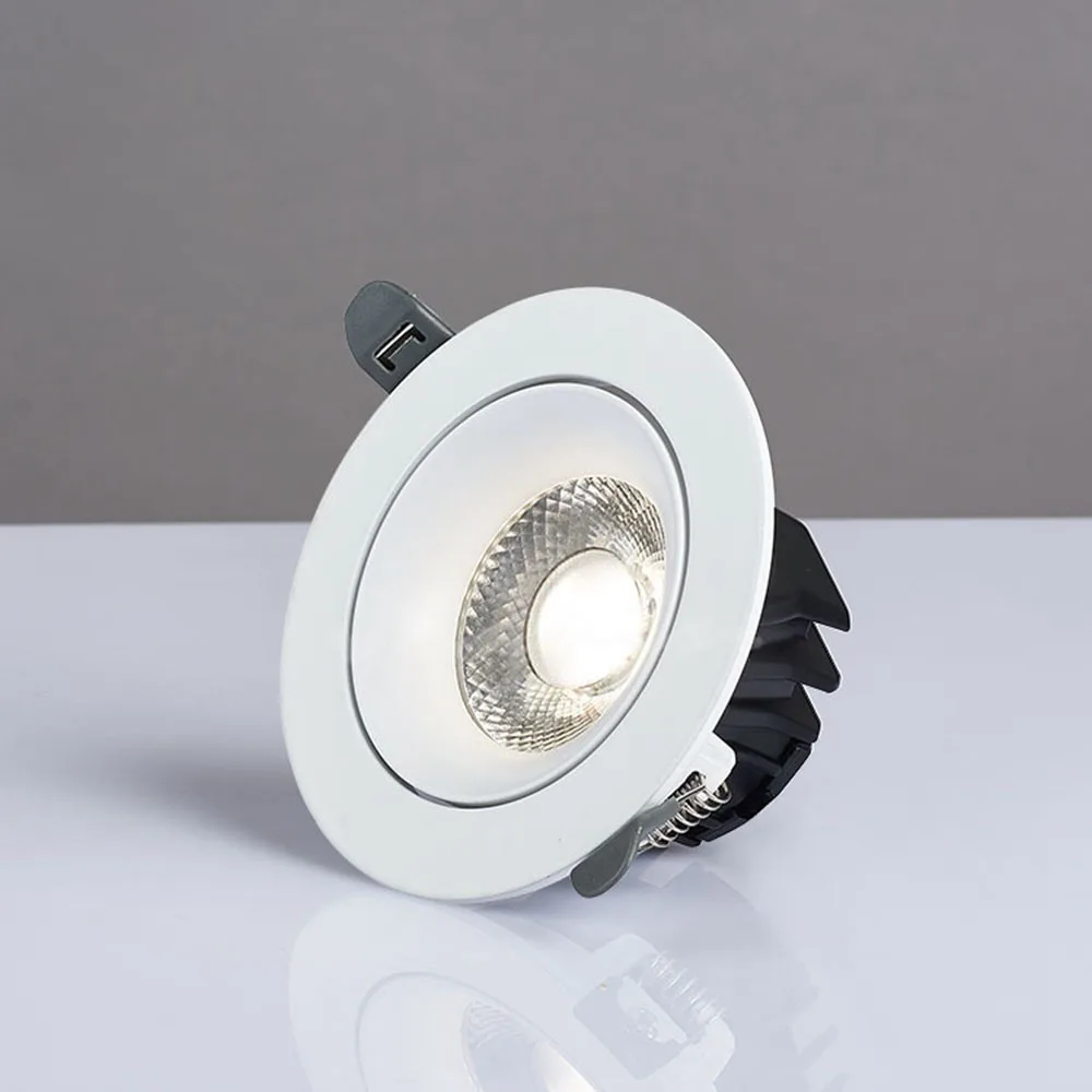 4pcs Recessed LED Downlight 5W 10W 15W 20W Adjustable Spot LED Ceiling Down Light 90-260V Dimmable LED Spotlight