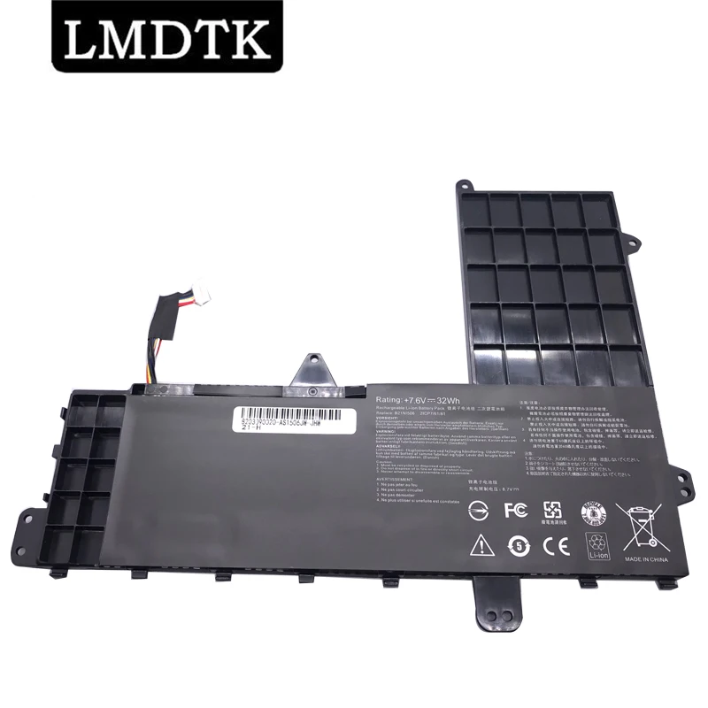 

LMDTK New B21N1506 Laptop Battery For Asus EeeBook E502M E502MA E502MS E502SA VivoBook E502NA 7.6V 32WH