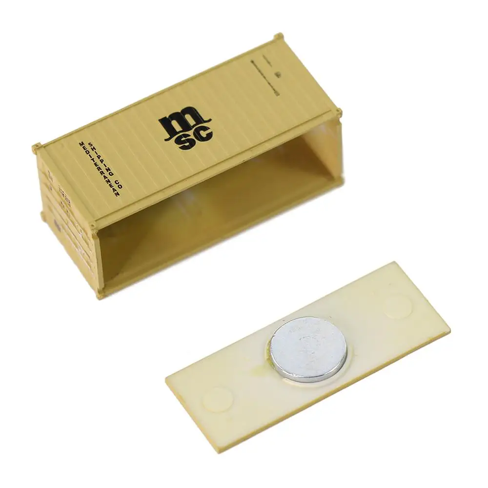 Evemodel 1 Unit N Scale 1:160 20\' Container Shipping with Magnet 20ft Cargo Box C15007