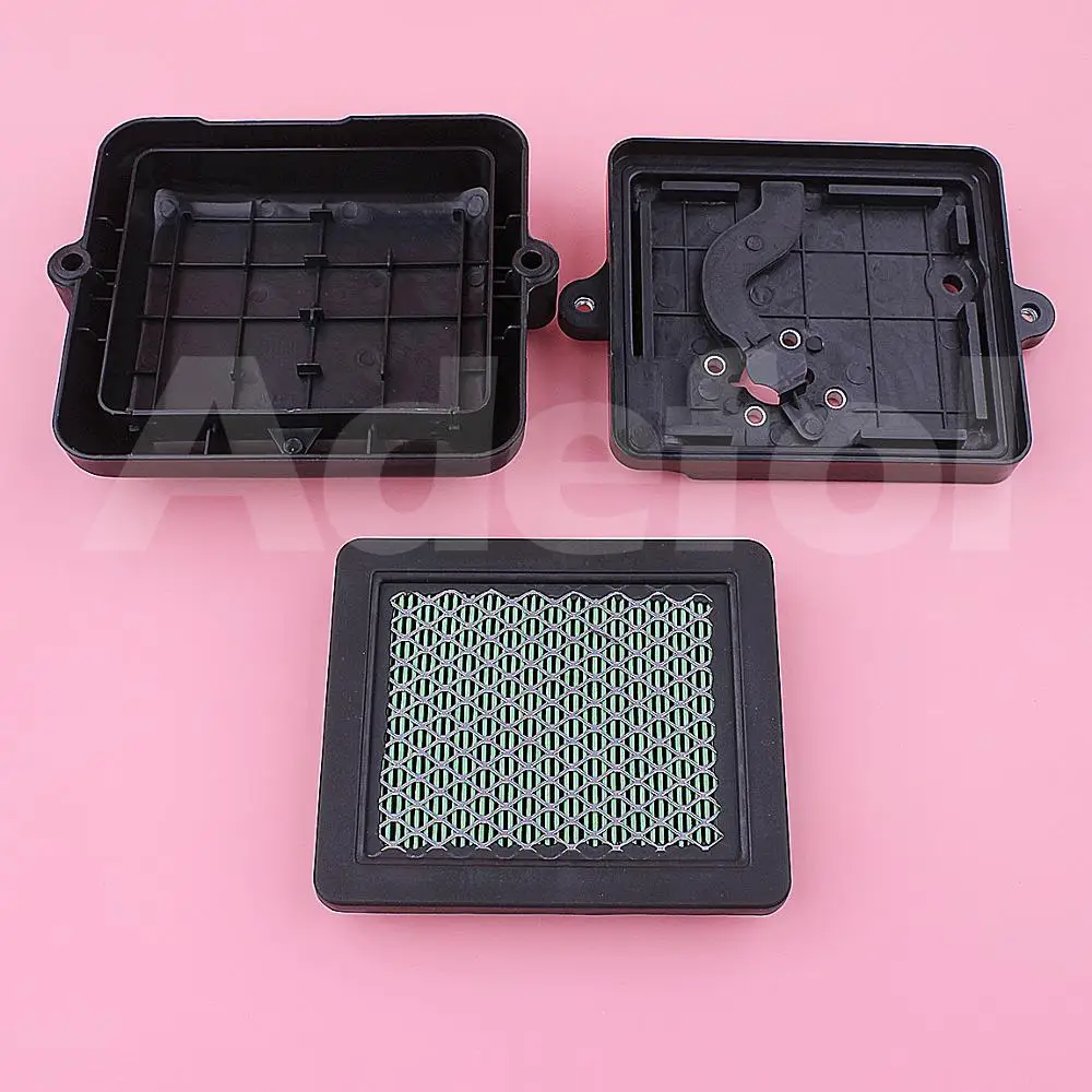 Filtro dell'aria completo per Honda GX100 GX100U 3hp 4 tempi Alloggiamento motore Esterno Coperchio interno Pulitore Assemblaggio Parti Rammer