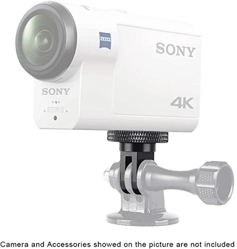 Aluminiumlegierung 1/4 Zoll Mini-Stativ-Adapterhalterung für GoPro Hero 12 10 9 8 5 Schwarz Sjcam M10 Xiaomi Yi 4K Eken Go Pro Zubehör – Detail 7