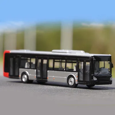 1:87 CROSSWAY URBANWAY Plastic BUS Model Collection Souvenir Ornaments Display Vehicle Toys Gift