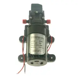 DC 24V 80W 10mm Hose Barbed Diaphragm Water Pump Self-priming Booster Pump With Automatic Pressure Switch 330L/H