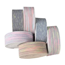 Soft Elastic Band 40mm Colorful Elastic Ribbon Clothing Bags Trousers Elastic Rubber DIY Sewing Accessories Rubber Band 1meter