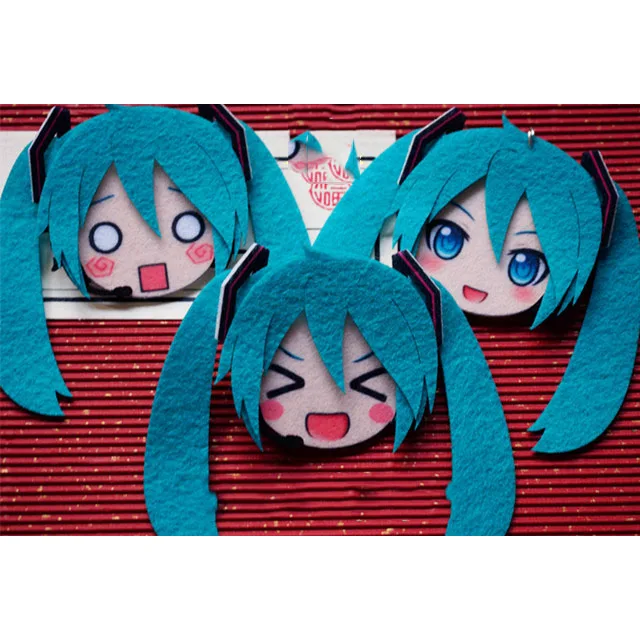 Hatsune Miku Anime Figuur Broches Q Versie Vocaloid Anime Figuren Broche Periferie Collectie Broche Tas Accessoires Geschenken