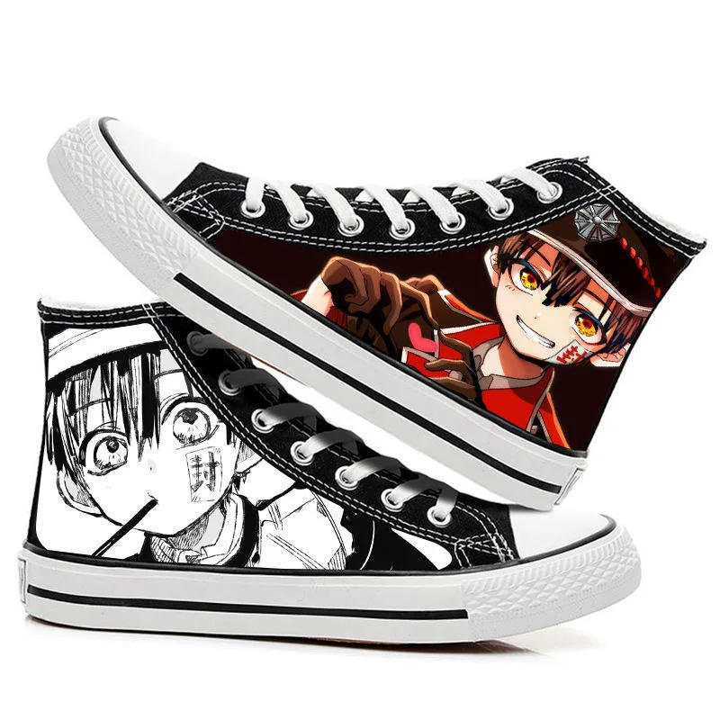 Toilet-Bound Hanako-kun Cosplay High Canvas Shoes Jibaku Shounen