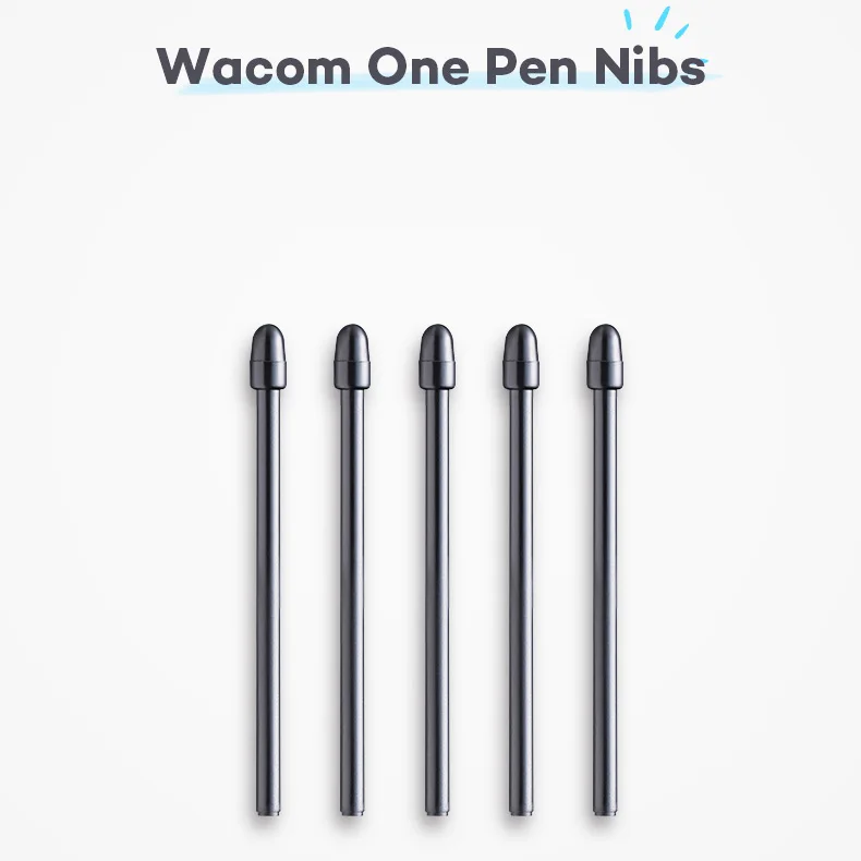 5Pcs Black Standard Pen Nibs for Wacom One DTC 133