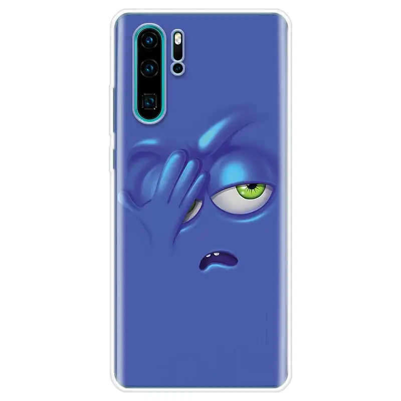 Funny Face Soft Phone Case For Huawei P Smart Z 2021 Y5 Y6 Y7 Y9 Honor 50 20 Pro 10i 9 Lite 9X 8A 8S 8X 7S 7X 7A Cover Fundas Pa