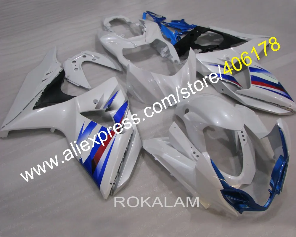 

K9 GSXR1000 09-16 Motorbike Fairing For Suzuki GSX-R1000 2009-2016 Blue & White Bodyworks Fairings (Injection Molding)