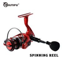 BIUTIFU Innovative Water Resistance Spinning Fishing Reel All Metal 18KG Max Drag 500~6000# Freshwater for Bass Feeder Pike