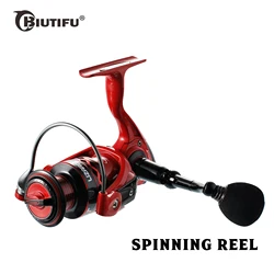 BIUTIFU Innovative Water Resistance Spinning Fishing Reel All Metal 18KG Max Drag Power 500~6000# for Bass Feeder Pike