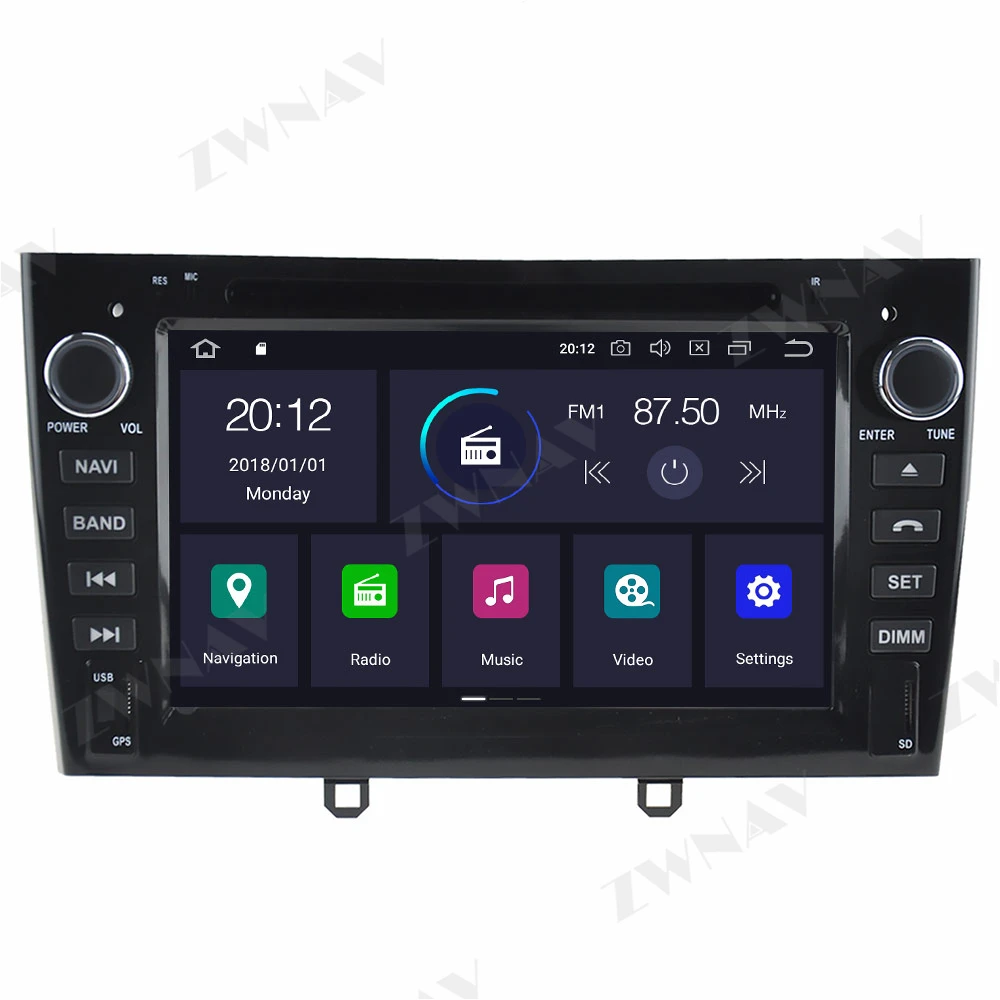 Carplay DSP For Peugeot 301 2013 2014 2015 2016 Android 10 Player Multimedia GPS Navi Auto Audio Stereo Radio Recorder Head Unit