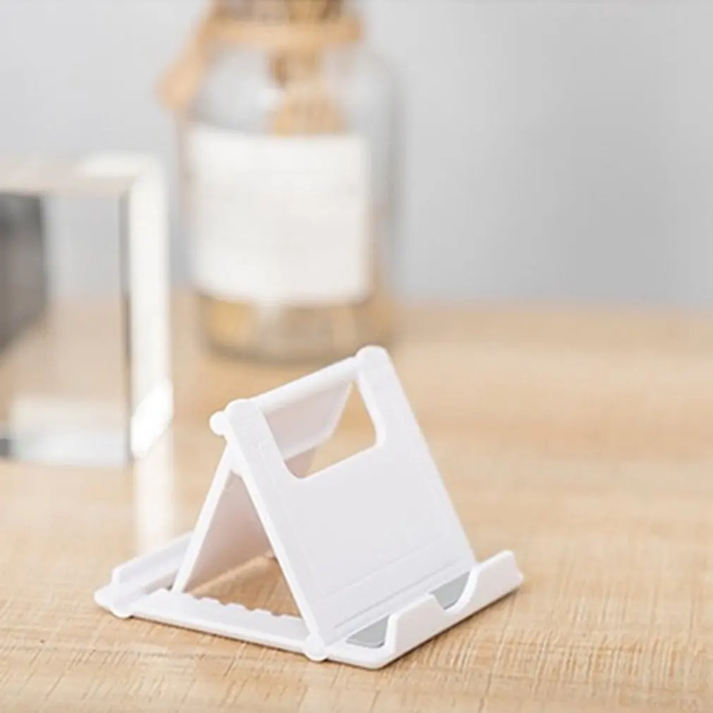 Verstelbare Tablet Stand Vouwen Lui Video Beugel Mobiele Telefoon Tablet Desktop Opvouwbare Stand Voor Pads Telefoons Wit