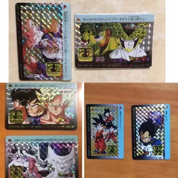 BANDAI Dragon Ball Imitating PP20 Limited Style Son Goku Frieza Vegetajv Father and Son Cell Flash Card Rare Collection Card