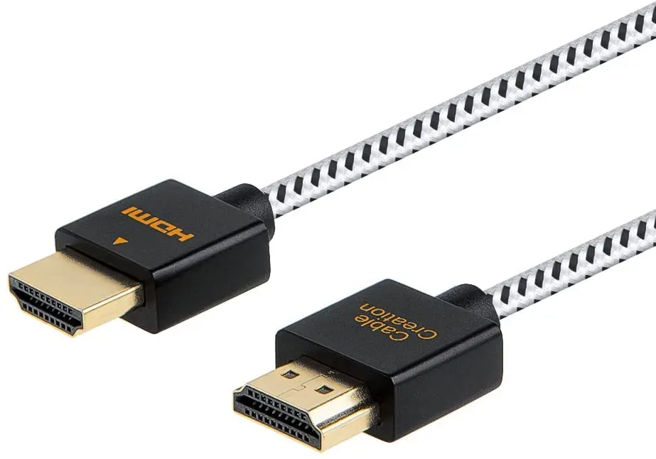 

Сверхтонкий кабель HDMI, 4K @ 60 Гц, возвратный аудиоканал (ARC) HDMI 2,0, высокоскоростной низкопрофильный кабель с поддержкой 3D, с PS4, X-Box и т. д.